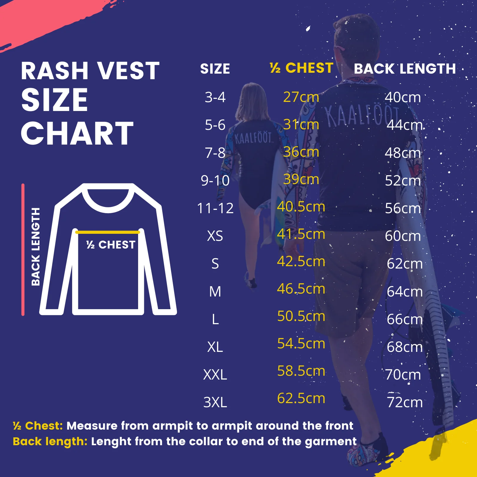 Abstract- Long Sleeve UPF 50 Rash Vest - Image 3