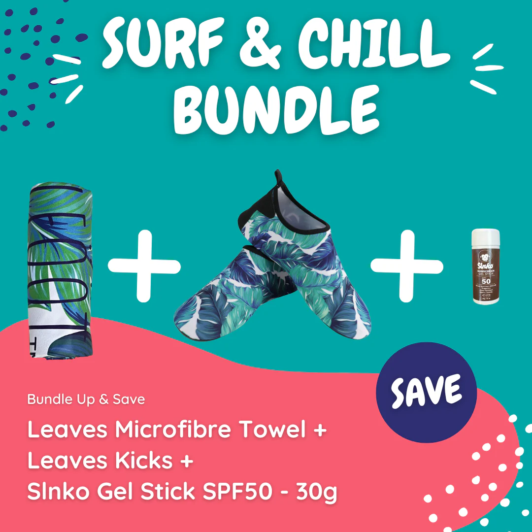 Leaves Surf & Chill Bundle (with Stick Sunscreen)