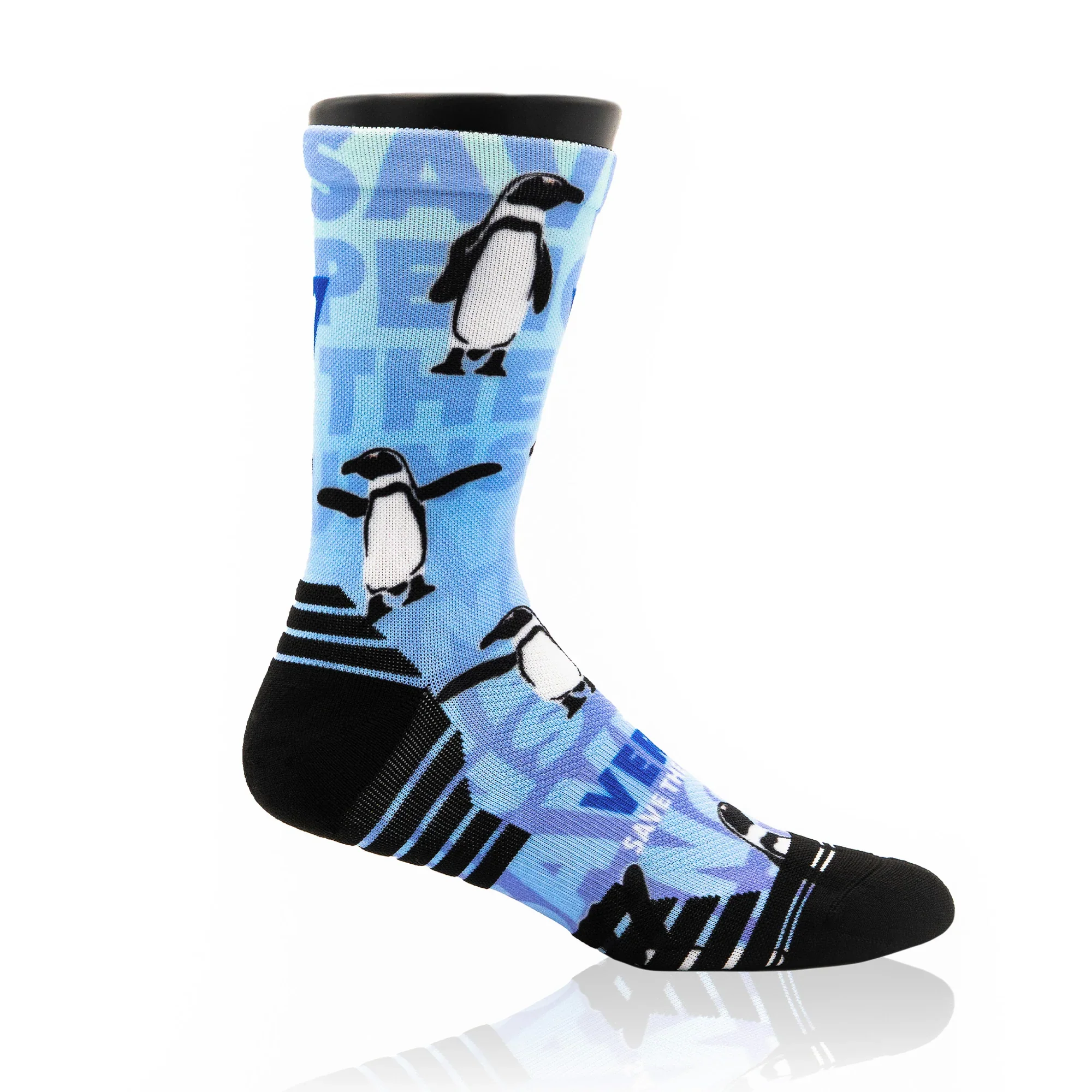 Save the Penguins Active Crew Socks - Image 6