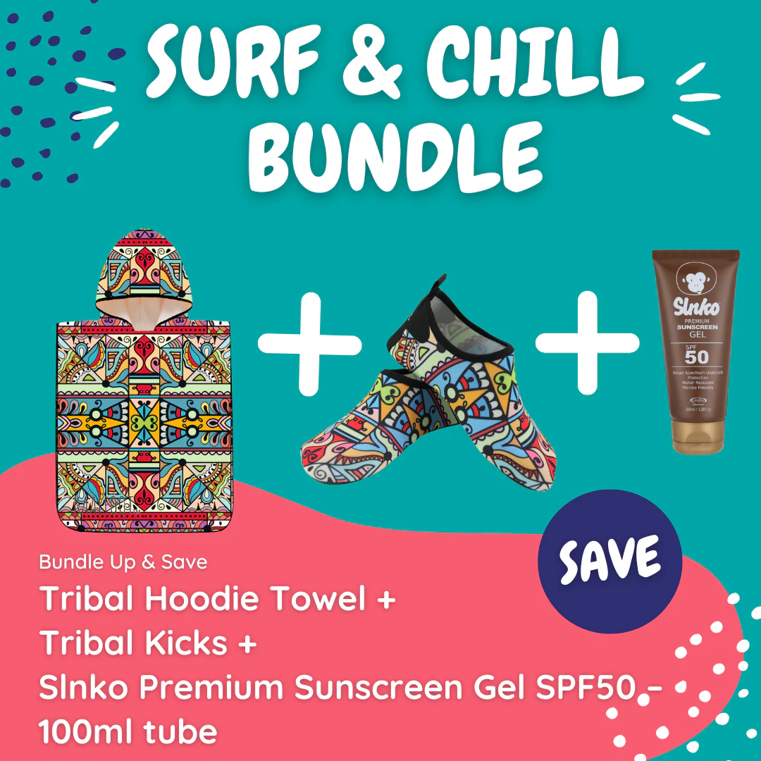 Tribal Surf & Chill Bundle (with Gel Tube Sunscreen)